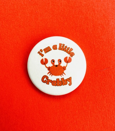 Little crabby badge - little,