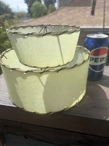 Mid century fiberglass shades - mid-century,