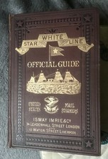 WHITE STAR LINE Official Guide 1877 First Edition Ismay Imrie &Co. Very Rare 