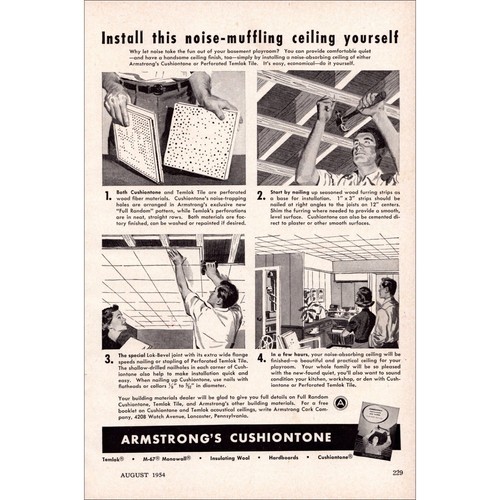 1954 armstrong cushiontone - 1954,