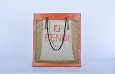 Fendi Vintage Mesh Tote Bag