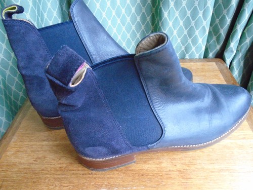 Ladies joules blue leather - ladies, &