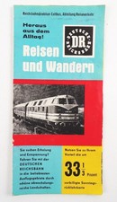 Brochure Deutsche Reichsbahn Travel And Hiking 1969 GDR