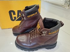 Caterpillar Second Shift Moondance Waterproof boots Slip-Resistant Leather UK 4