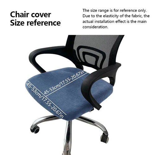1pc velvet office - velvet, chair