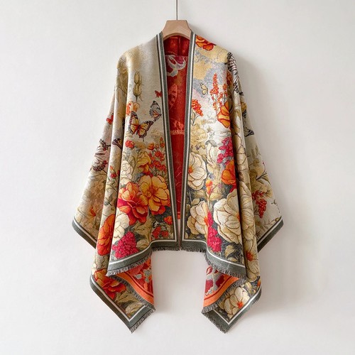 Ladies women knitted cape - women,