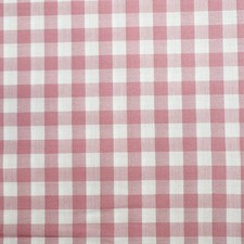 Pink & White Gingham Fabric