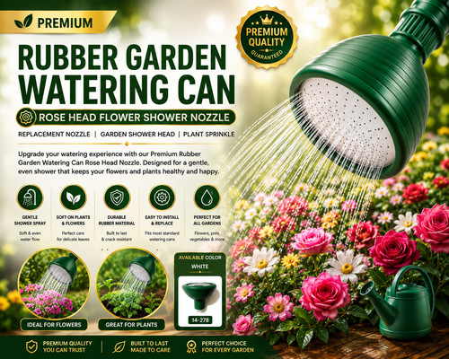 Watering can head galvanised - watering,