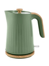 George Home Green And Wood Textured Scandi Fast Boil Kettle & Toaster set
