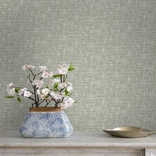 Wallpaper poplin sage - wallpaper,