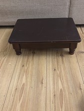 Solid Wood Footstool Low Step