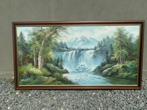Vintage original oil painting - vintage,