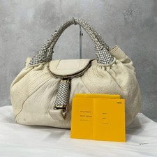 FENDI Spy Bag Leather White