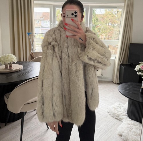 Fox fur vintage coat - ,