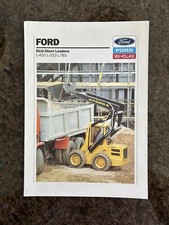 Ford New Holland skid-steer loader Leaflet… Gehl Bobcat JCB.