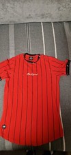 Bee Inspired Red Cuffed T-Shirt - Size M