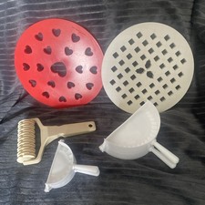 Lakeland etc x 5 pastie makers & pie top decorating tools, some unused
