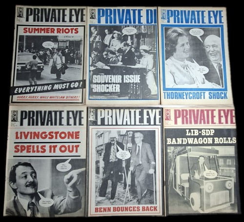 Private eye magazine bundle - eye,