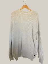 Musto Jumper Men's Crew Neck Cable Knit Long Sleeve - Size XL (PTP 23")