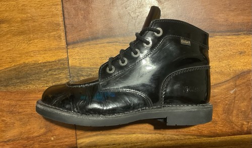Kickers black patent women - black, women’s