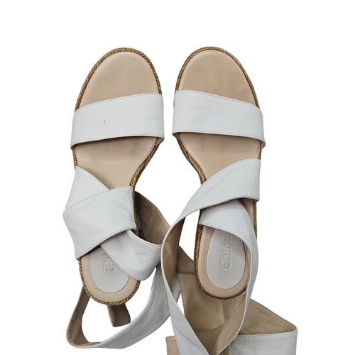 Chloe baby lamb white - chloe, leather