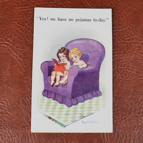 Postcard comic donald mcgill - comic,,