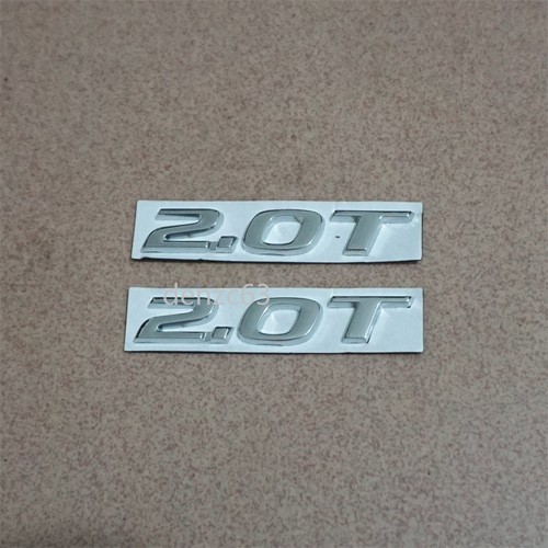 Silver chrome metal - silver, 2.0t