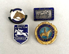 4 X VINTAGE ENAMEL HORSE