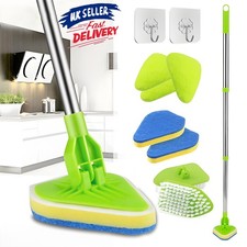 Multifunctional Bathroom Mop Bath Shower Tile Cleaning Kit Floor Cleaner Tools