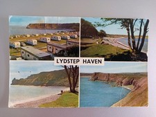 Postcard Lydstep Haven, Caravan Site, Lydstep Point,  The Beach, Lydstep Cliffs