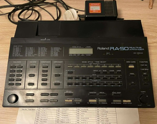 Vintage roland realtime - roland, ra