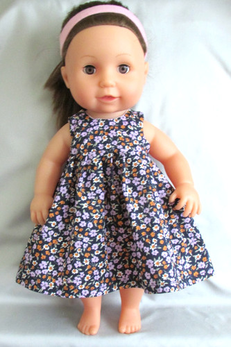 New doll clothes navy - 14"-16",