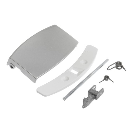 Washing machine silver door - washing,
