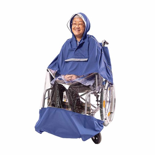 Wheelchair waterproof poncho - wheelchair,