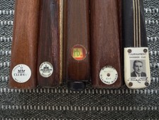 Antique Snooker Cues X 5 Vintage
