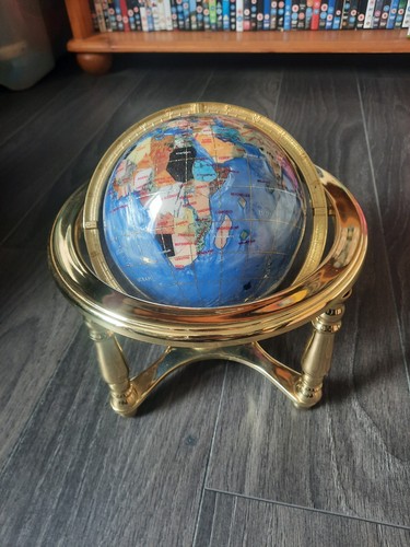 Vintage gemstone world - world, globe