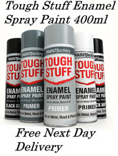Tough Stuff Enamel  Aerosol Spray Paint for Metal Wood & more 24 Hour delivery