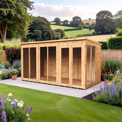 Empire pent summerhouse wooden - pent,
