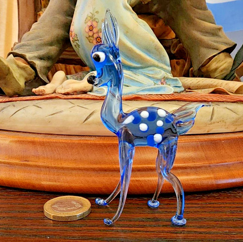 Vintage murano style - style, blue