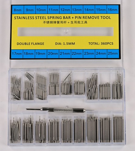 Assortment watch spring bars - bars, +