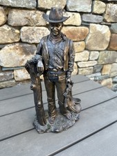 John Wayne Cowboy Standing Screen Legend Statue Bronze Colour Resin Heavy