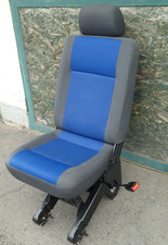 VW Transporter T5 Multivan Seat Seats 2nd Row Right Folding Function Blue