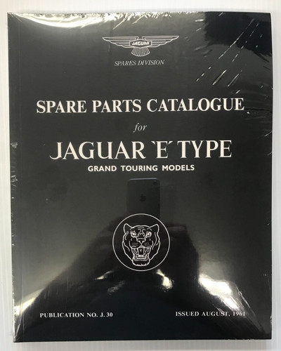 Jaguar type parts catalogue - e-type,