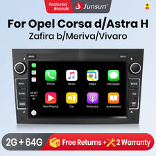 For Vauxhall Astra Corsa 2006-2014 Stereo Headunit Radio Android 14 CarPlay 64GB