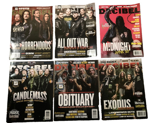 Decibel magazine lot - magazine, x