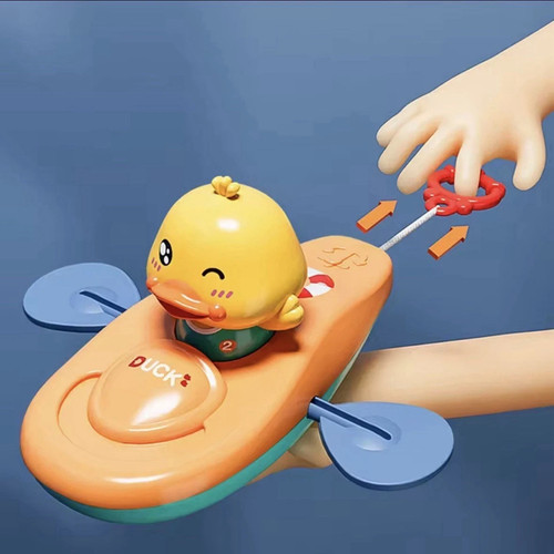 Little yellow duck kayak toy - yellow,