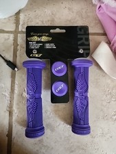 GT BMX Grips Winged Style Dyno Compe Air  Wing Wings Rare Purple New Nos 