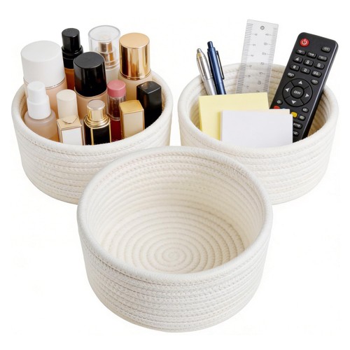 Cotton rope storage basket - , set