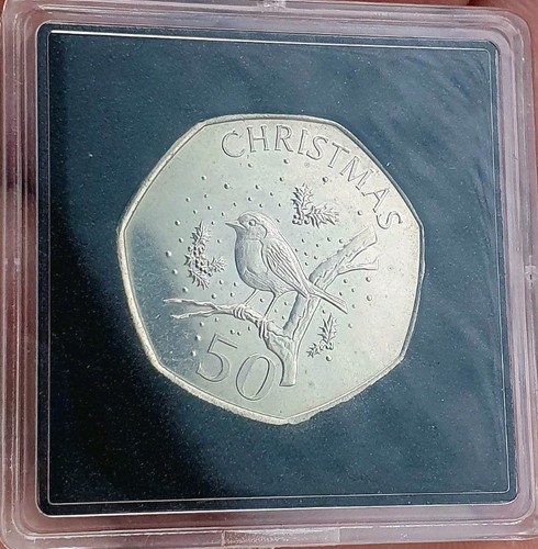 Gibraltar 2009 christmas 50p - christmas,