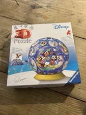 ? Ravensburger Disney Characters 3d Puzzle Ball 72 Pc With Stand Complete